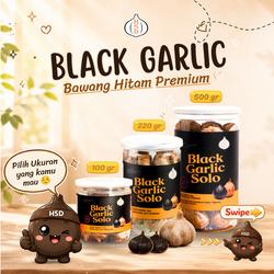 Black Garlic Bawang Hitam Fermentasi 250g